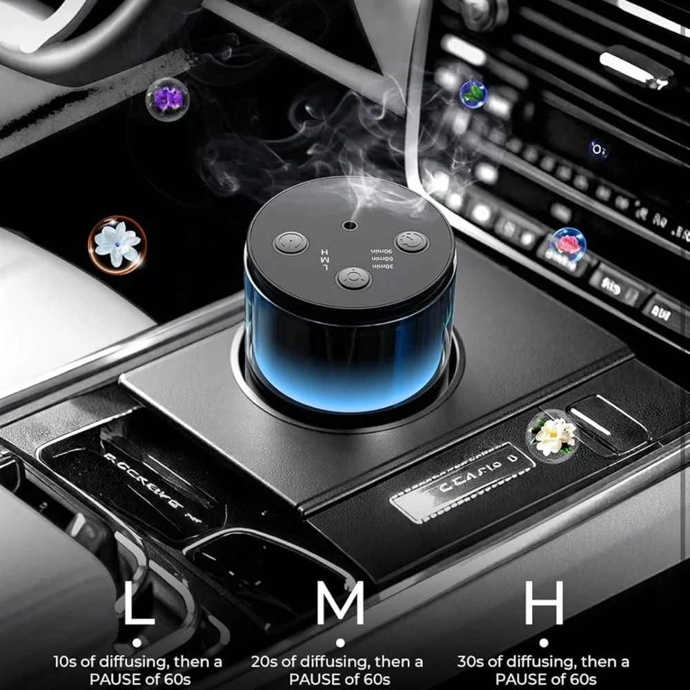 Waterless diffuser for essential oil